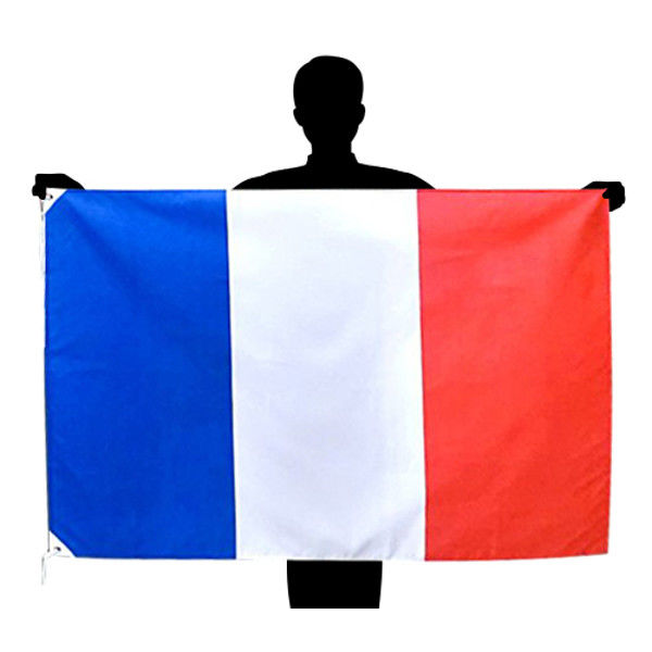 東京製旗 フランス国旗トリコロール（大サイズ90×135ｃｍ) 426907 1枚