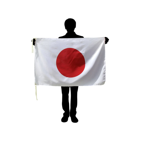東京製旗　国旗日の丸（テトロン生地・70×105cm）日本製　10160　1枚