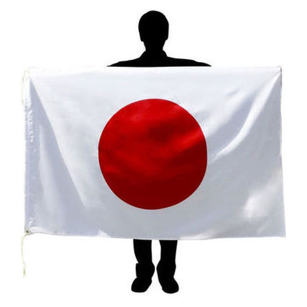 東京製旗 国旗日の丸（テトロン・100×150ｃｍ）日本製 10360 1枚