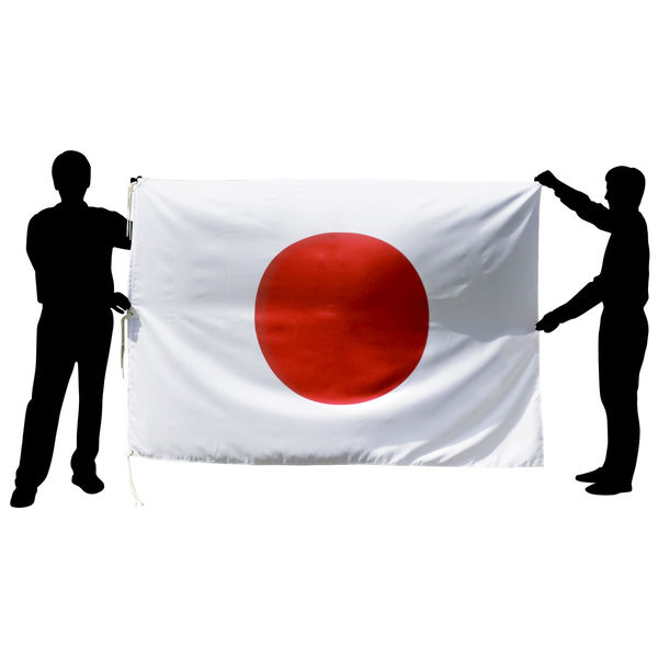 東京製旗　国旗日の丸（テトロン生地・140×210cm）日本製　10460　1枚