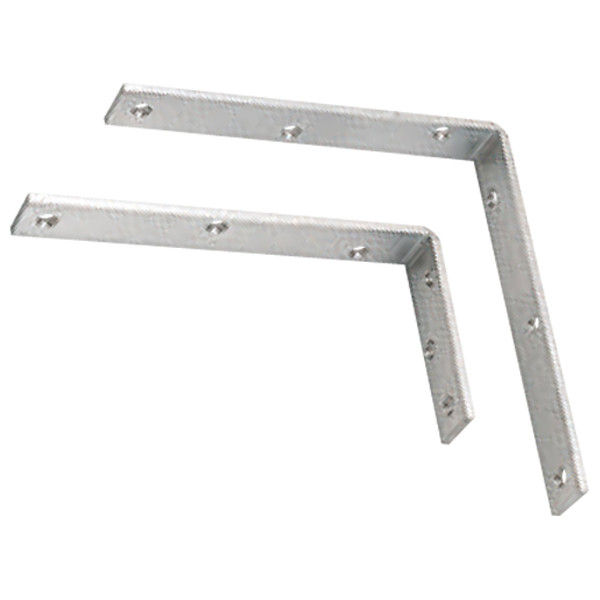 【新品】ウルトラ隅金/L型金具 〔180×180mm 6本入〕 アイアン製 両面皿穴 〔DIY 業務用 工事 日曜大工〕 ウルトラ隅金/L型金具 〔180×180mm 6本入〕 アイアン製 両面皿穴