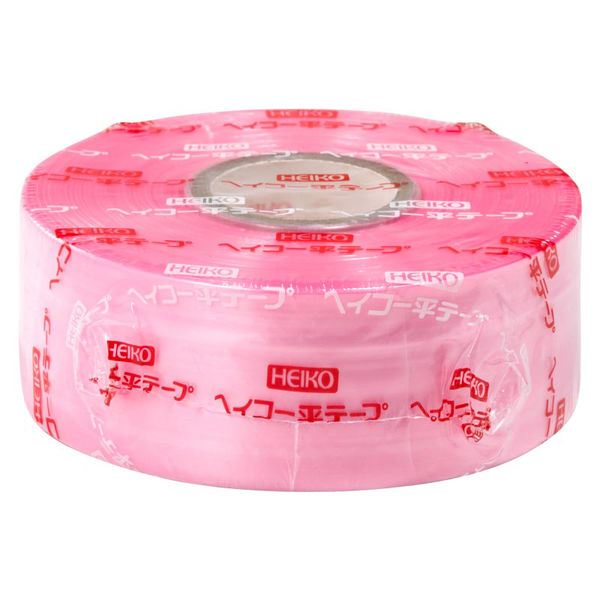 ヘイコー 平テープ ピンク 001002109 1セット（1巻×30巻）（直送品）