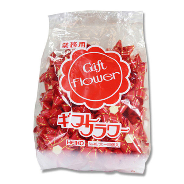 ケース販売】HEIKO ギフトフラワー 業務用 18mm アカ 001456904 1 
