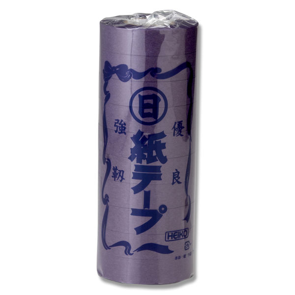 シモジマ 紙テープ マルヒ 紫 001530105 1セット（10巻入×30袋）（直送品）