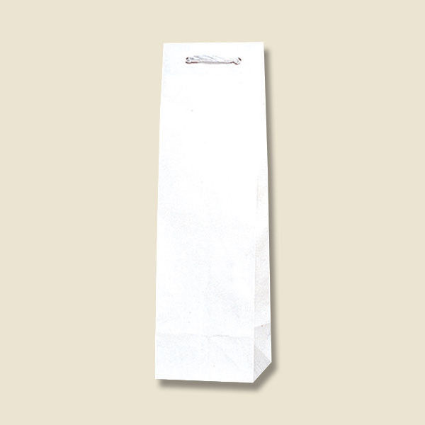 【ケース販売】HEIKO 紙袋 T型チャームバッグ B-1 白無地 003190000 1ケース(25枚入×8袋 合計200枚)（直送品）
