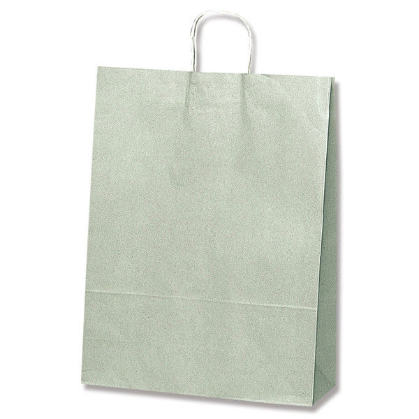【ケース販売】HEIKO 紙袋 25チャームバッグ カスタム判 グレー無地 003281600 1ケース(50枚×4 計200枚)（直送品）