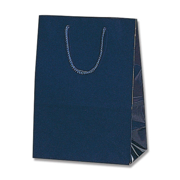 【ケース販売】HEIKO 紙袋 ブライトバッグ T-2 紫紺 006142116 1ケース(10枚入×40袋 合計400枚)（直送品）