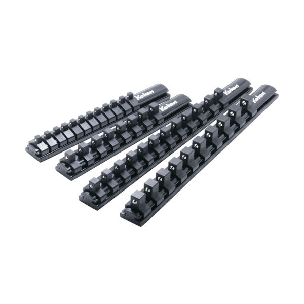 山下工業研究所 コーケン アルミソケットレール 12.7mm差込クリップ10ヶ付き全長300mm RSAL300-1/2X10 1個 828-0325（直送品）