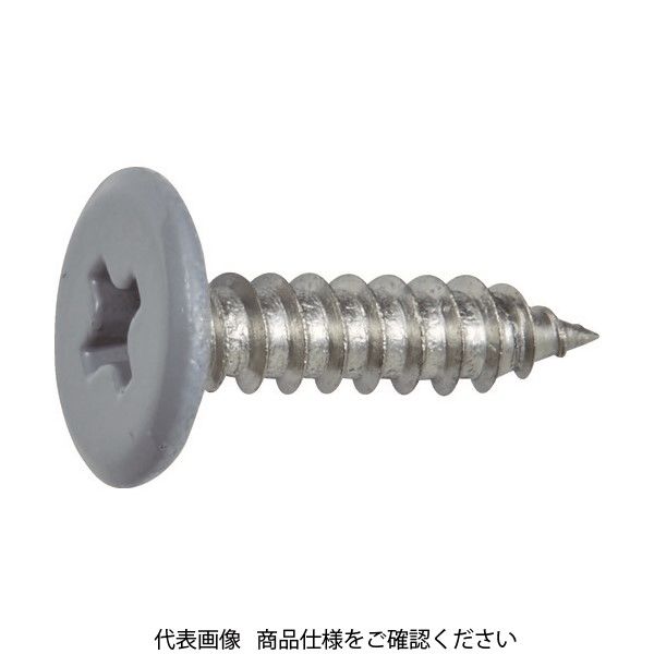 トラスコ中山 TRUSCO 低頭タッピングねじ ステンレス M4X20 グレー 10本入 SCTN-0420GY 1パック(10本)（直送品）