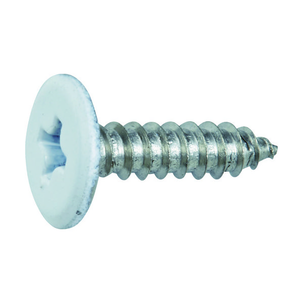 トラスコ中山 TRUSCO 低頭タッピングねじ ステンレス M3X12 白 18本入 SCTN-0312W 1パック(18本)（直送品）