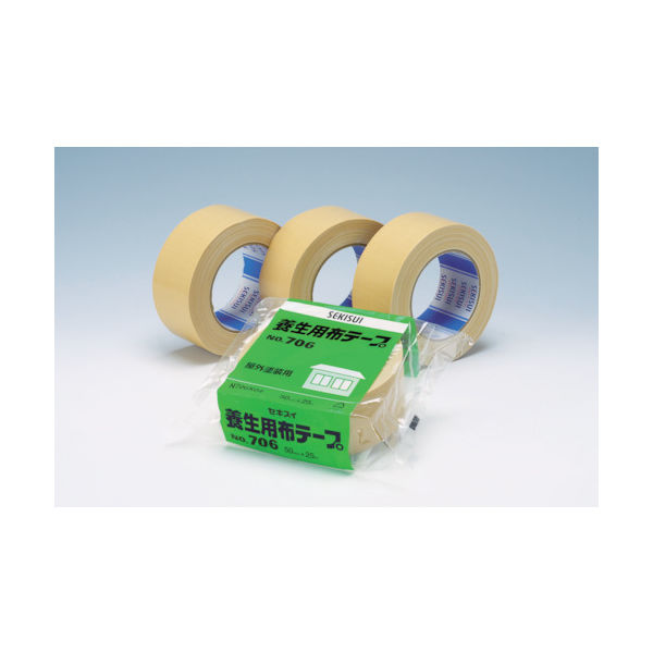 積水化学工業 積水 養生用布テープNo.706 50x25 N706X04 1巻 836-4050（直送品）