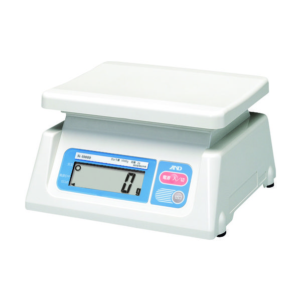 エー・アンド・デイ A&D デジタルはかり(グラム表示) ひょう量5kg SL-5000D 1台(1個) 831-4291（直送品） 15,423円