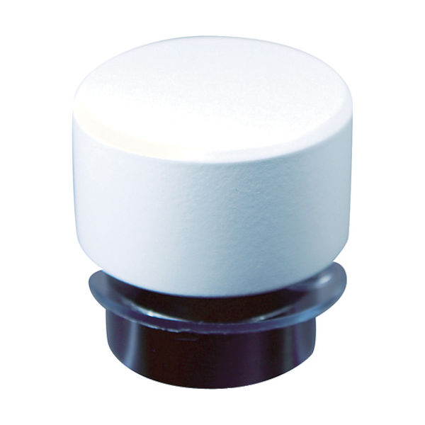 トラスコ中山 TRUSCO パネルホルダー Φ23 マットホワイト 1個入 PH-AA652 1個 855-5761（直送品）