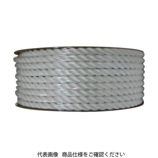 ユタカメイク ビニロンロープドラム巻 24mm×50m PRV-24 1巻 829-1186（直送品）