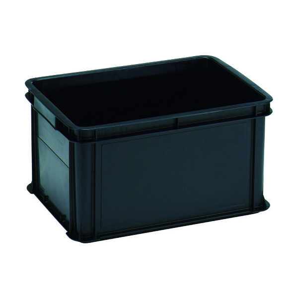 岐阜プラスチック工業 RISU RBE型導電性コンテナ 134604 コンテナーRBー54導電ブラック RBE-54 1個 836-2482（直送品）