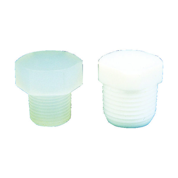 フロンケミカル フッ素樹脂PTFEメクラプラグ R1/8 NR0306-011 1個 826-6642（直送品）