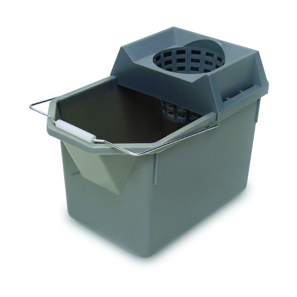 ニューウェルブランズ・ジャパン ラバーメイド ペール&モップ絞り器セット RM6194STL 1本 855-9594（直送品）