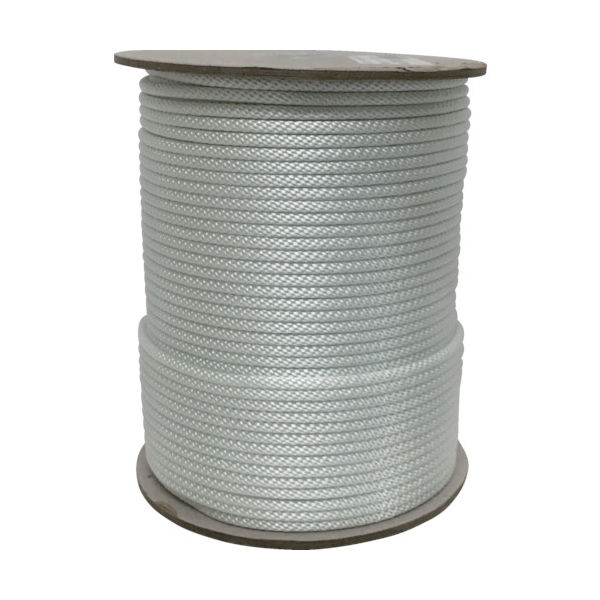 ユタカメイク ナイロン金剛打ロープボビン巻 4.0mm×100m P7340100 1巻 829-1153（直送品）