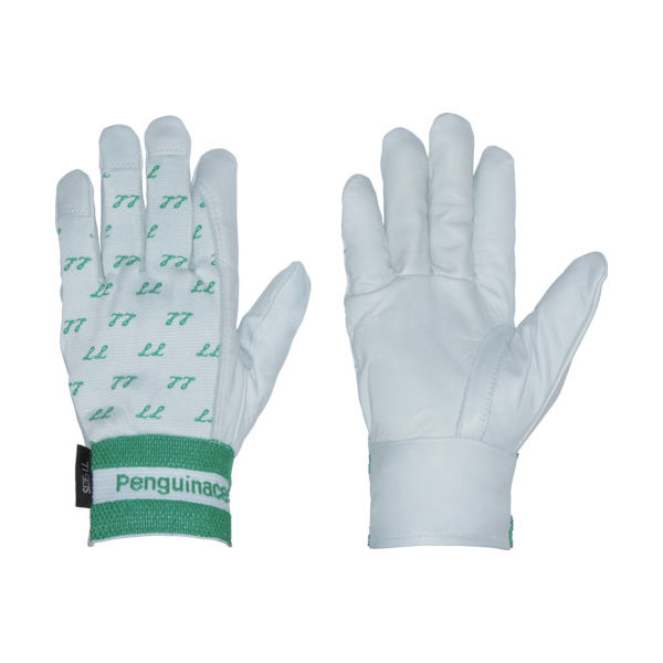 ペンギンエースジャパン ペンギンエース 国産クレスト甲メリ・サイズプリント 白(LL) TH-549 1双 855-2976（直送品）