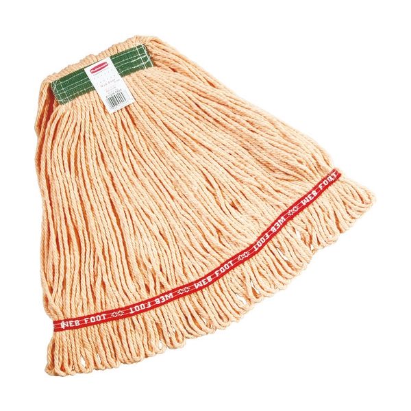 ニューウェルブランズ・ジャパン ラバーメイド クリーニングモップ ウェブフット Mサイズ オレンジ RMA11206OR 1個（直送品）