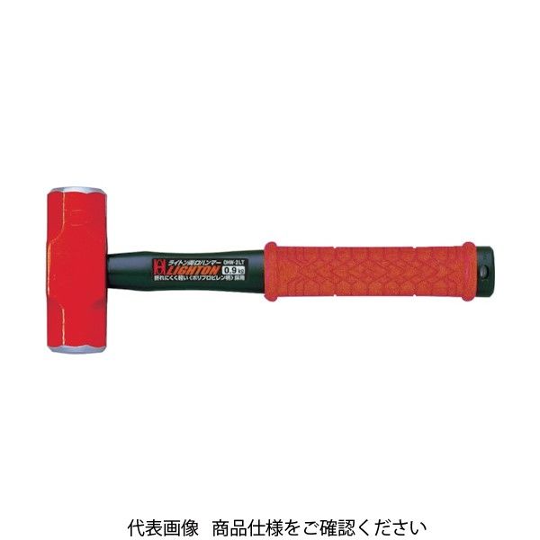 オーエッチ工業 OH ライトン両口ハンマー(PP柄)#8 OHW-8LT 1本(1個) 833-8609（直送品）