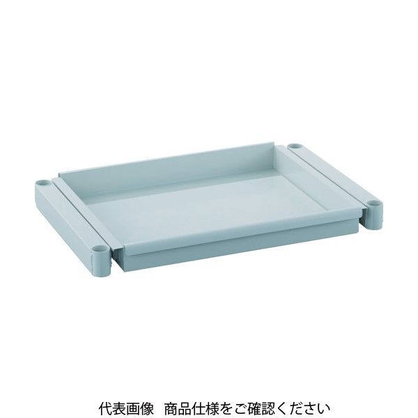 TRUSCO スチール製ワゴン用スライド棚板 ツールワゴン フェニックスワゴン用 W600×D400 ヤンググリーン PEW-M64T-YG（直送品）