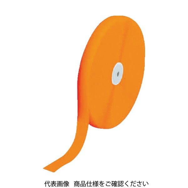 トラスコ中山 TRUSCO マジックテープ 縫製用B側 25mm×25m 蛍光オレンジ TMBH-2525-LOR 1巻 859-0921（直送品）