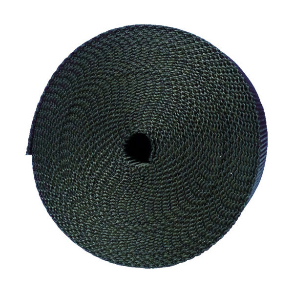 トラスコ中山 TRUSCO ナイロン平ベルト 1.2t×25mm×5m 黒 TNB255-BK 1巻 855-4955（直送品）