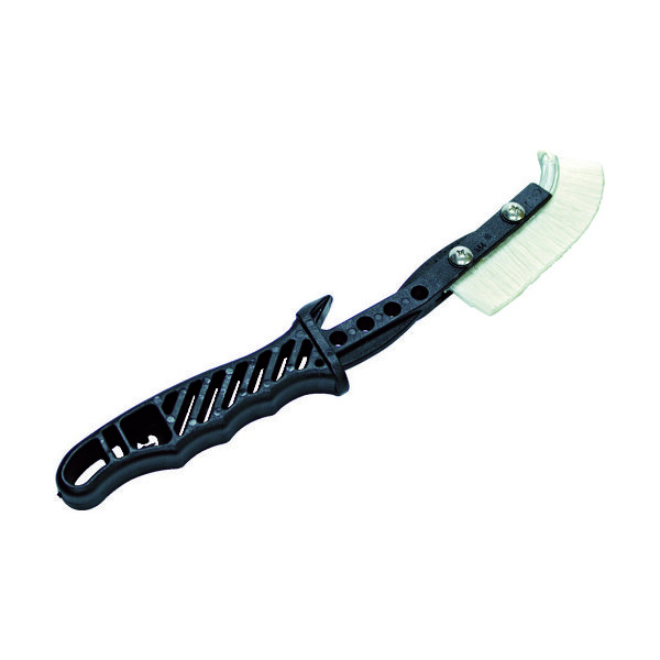 トラスコ中山 TRUSCO チャンネルブラシ EグリップJ型 66ナイロン TEBJ-NY 1本 856-3552（直送品）