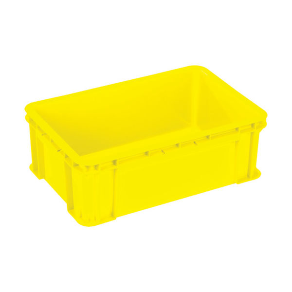 岐阜プラスチック工業 RISU ボックス型コンテナ 236704 ST型コンテナーSTー36B 黄 ST-36B Y 1個 836-2472（直送品）