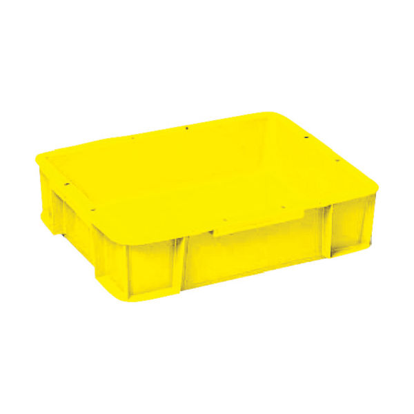 岐阜プラスチック工業 RISU ボックス型コンテナ 235943 ST型コンテナーSTー14C 黄 ST-14C Y 1個 836-2466（直送品）