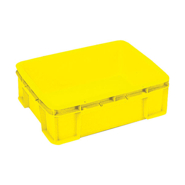 岐阜プラスチック工業 RISU ボックス型コンテナ 236230 ST型コンテナーSTー19C 黄 ST-19C Y 1個 836-2468（直送品）