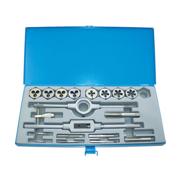 トラスコ中山 TRUSCO ハンドタップダイスセット SKS ウィットねじ用 T-HT38D-WS 1セット 854-9631（直送品）