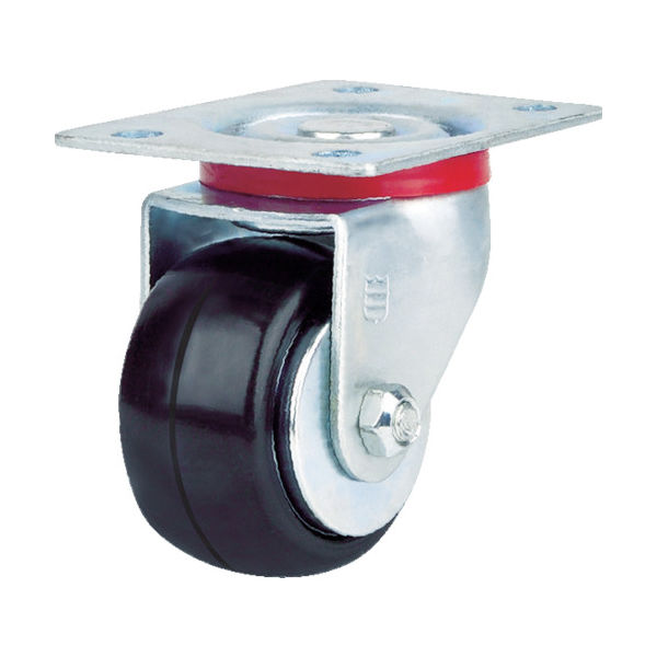 サムソンキャスター SAMSONG サムソン 防塵キャスター 自在 ゴム車 75mm TP8230-01-HRB-TG 1個（直送品）