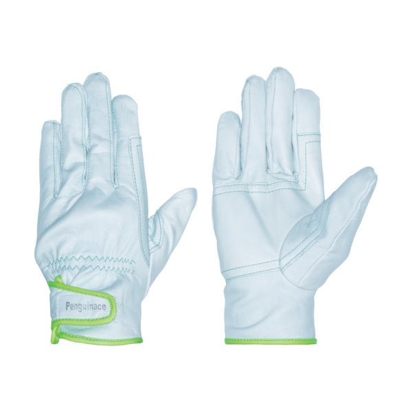 ペンギンエースジャパン ペンギンエース 国産牛本革手袋 レインジャー・アテツキ(グリーン・Mサイズ) TH-503-M 1双（直送品）