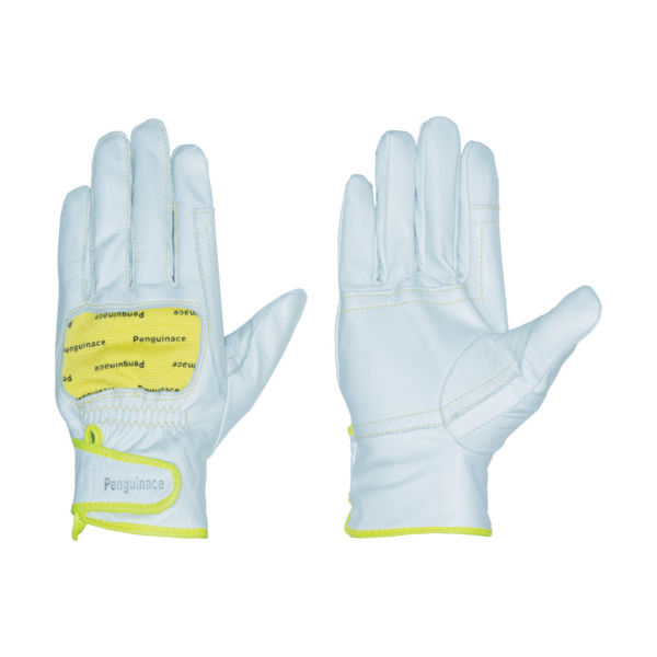 ペンギンエースジャパン ペンギンエース 国産牛本革手袋(袖口マジックタイプ) レスキュー イエロー フリーサイズ TH-505 1双（直送品）