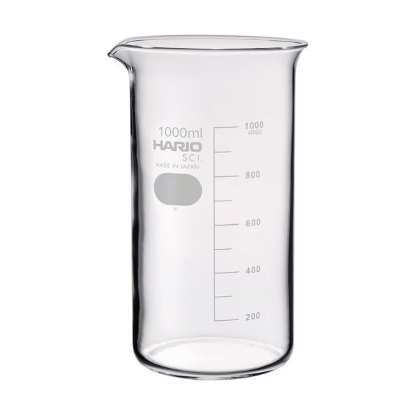 HARIO トールビーカー 目安目盛付 1000ml TB-1L-SCI 1個 855-7574（直送品）