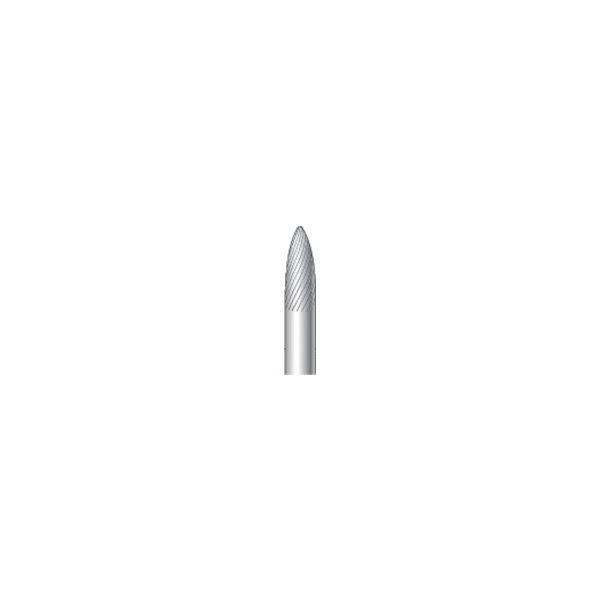 ナカニシ チタンコート超硬カッター 砲弾(シングルカット)刃径6mm刃長16mm 21611 1本 829-2945（直送品）