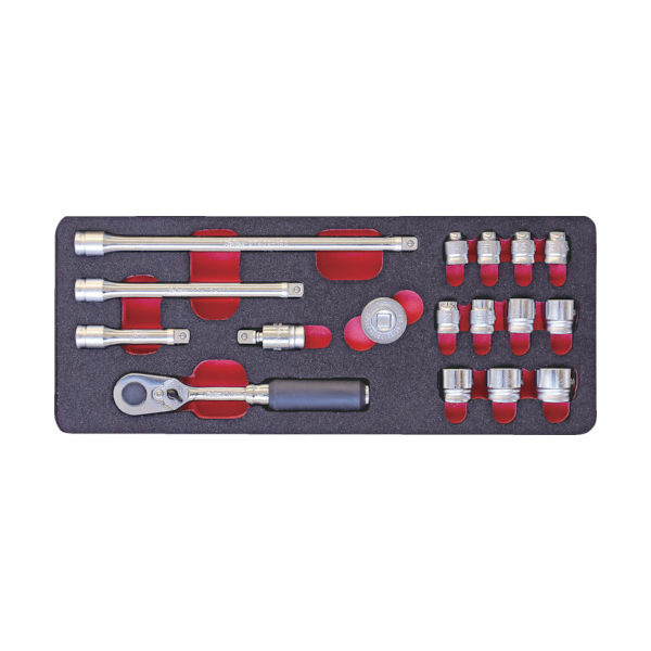 山下工業研究所 Koーken ZーEALソケットセット 差込角6.35mm 2286Z 1セット 829-2442（直送品）