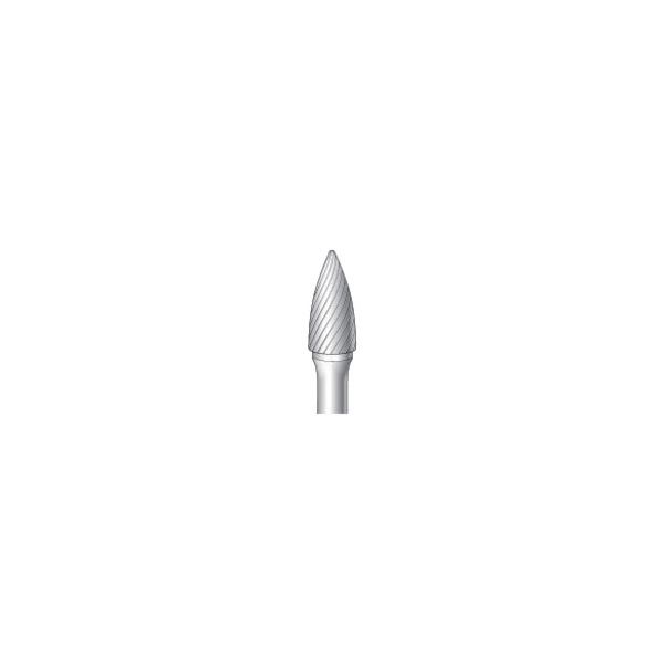 ナカニシ 超硬カッター 砲弾(シングルカット) 刃径9.5mm 刃長20.0mm 26113 1本 829-3165（直送品）