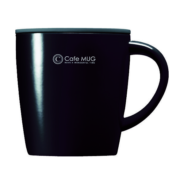 アスベル SP真空断熱マグカップ MGーT330 ブラック 323355 1個 861-0227（直送品）