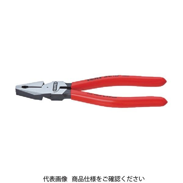 KNIPEX（クニペックス） KNIPEX 0202-225 強力ペンチ 落下防止 0202-225T 1丁 835-6461（直送品）
