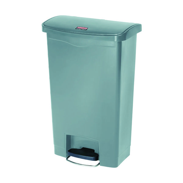 ニューウェルブランズ・ジャパン ラバーメイド スリムジムステップオンコンテナ フロントステップ49.2L グレイ 1883602 1個（直送品）