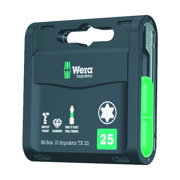 Wera Werk 867/1 インパクター ダイヤモンドビットボックスセット T20 1 057772 1セット 856-2069（直送品）