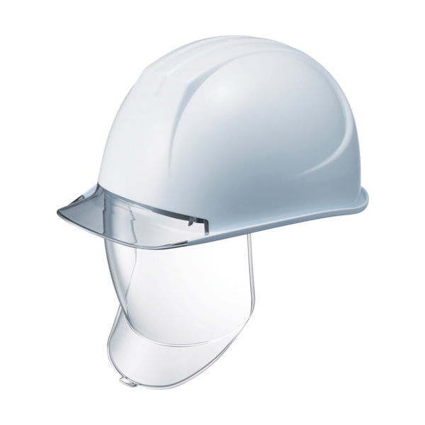タニザワ 特大型ヘルメット ST#162VLーSD(EPAーL) 大型シールド面付 溝付 透明ひさし付 162VL-SD-V2-W3-J（直送品）
