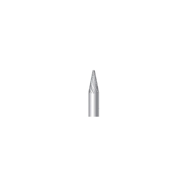 ナカニシ 超硬カッター テーパー(ダブルカット)刃径6.0mm 刃長13.0mm 26141 1本 829-3174（直送品）