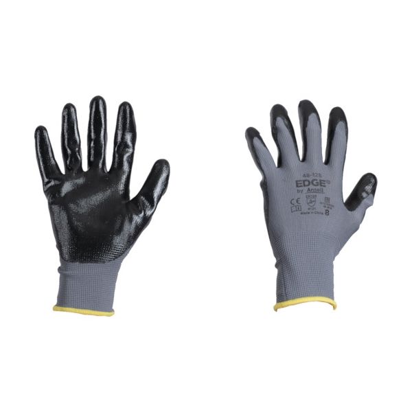 アンセル・ヘルスケア・ジャパン アンセル ニトリル背抜手袋 エッジ 48ー128 Mサイズ 48-128-8 1双 858-0646（直送品）