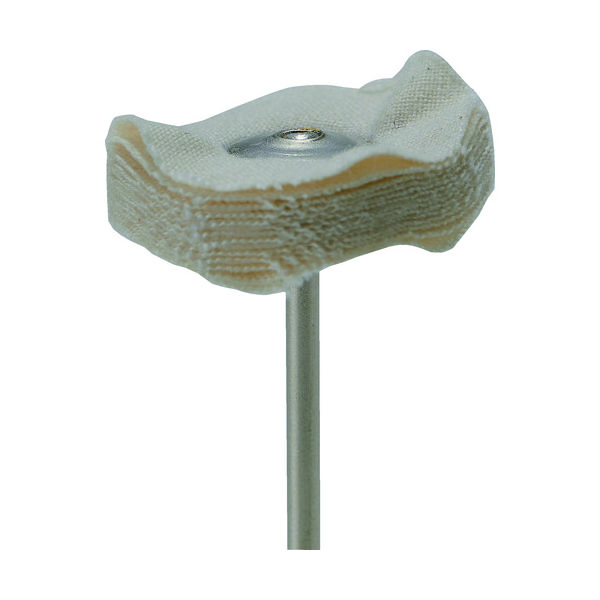 ナカニシ ソフト綿バフ 10本入 φ25×5×軸φ2.34 53745 1パック(10本) 831-5009（直送品）