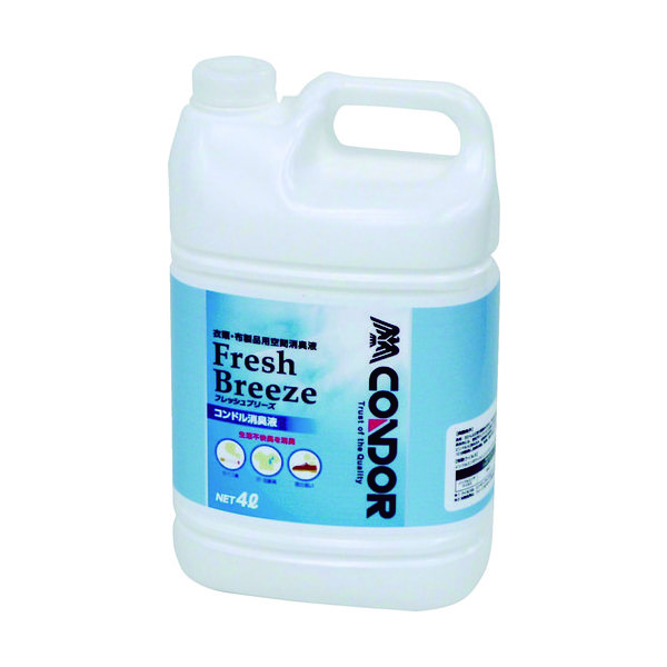 山崎産業 コンドル 消臭剤 フレッシュブリーズ 4L CH710-004X-MB 1個 835-3578（直送品）