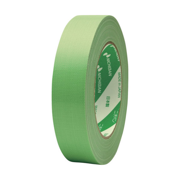 ニチバン 養生用布粘着テープ103Gー25(ライトグリーン) 25mm×25m 103G-25 1巻 829-1037（直送品）